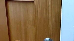 Hey, check this redheaded milf tempting her co-worker