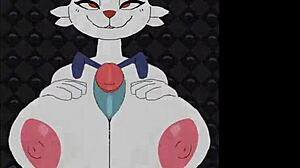 oh man i love banging this female cinderace with her big tits... titty fuck game is so hot, cum all over those boobs!!