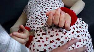 Handcuffed College Girl Gets Fucked Squirting Balls Deep with Huge Cum Load on Ass