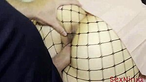 I was just helping my little 18+ step-sister with studies when things turned into doggystyle fuck in her miniskirt.