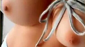 Wifey Stuns In Perfect Tit Flashing Shirt