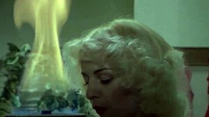 i'm this sexy blonde girl with hairy bush and big tits getting nude in the panic shower scene