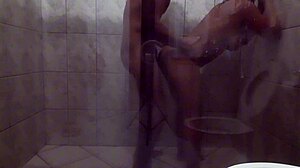 Sex In The Bathroom With A Big Couple Big Ass And Big Dick