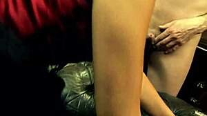 Blonde milf in stockings licks and fucks gaping anal with monster cock