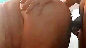 pov of curvy mature latina riding cowgirl until milking out every drop