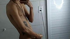 Leaked Video of Thiagokelton Jerking Off with Tattoo