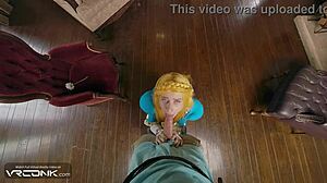 Fuck Princess Zelda Hard and Cum Inside Her Wet Pussy in This Wild Nintendo Game Parody VR Scene!