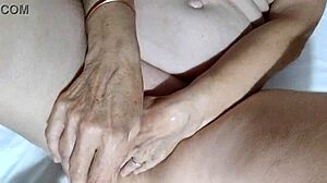 Squirting housewife explores her own piss in homemade orgasm session tasting every drop curiously