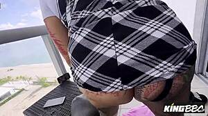 short-haired pawg gia lovely bounces on louie smalls bbc