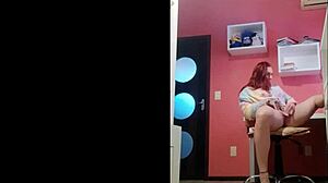 Safada Spreads Wide Horny Masturbating Pussy Close-Up Until Orgasm - Full On Red