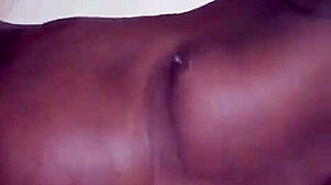 REXTIPY AND MELINA! OILED SKINNY BLACK BABE WITH BIG TITS AND SMALL WAIST IN ACTION