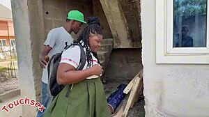 Chubby Student Takes Massive Cock Deep in Doggystyle and Missionary!