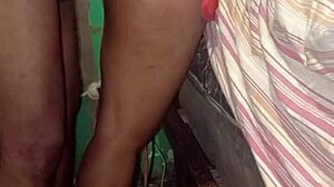 Neighbor's brunette wife gets doggystyle pounding secretly while her husband is away