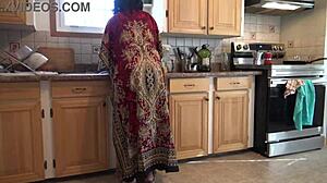 whoa pakistani stepmom shocked by stepson creampie inside