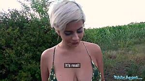 Hey, wanna see this busty crazy milf give hot sloppy blowjob and public fuck?