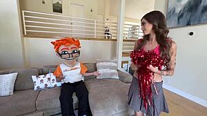 Cheerleader audition with monster cock