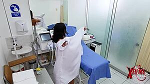 ginecologo why are you fucking this peruvian milf with small tits and chubby body in quickie submission?