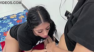 Big Ass Student Rides Cock After Workout Routine With Creampie Cumshot In Mouth