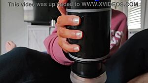 amateur wife teases horny neighbor with toy