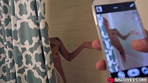 Wow, can this sweet petite blonde babe handle that huge monster cock inside her?