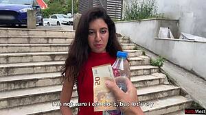 Public Agent Beauty Tested: Stranger Sex in Bent-Over Doggystyle Creampie