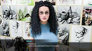 In this gameplay episode, blonde milf with big tits gives blowjob and gets fucked on beach