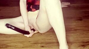 check out my new black dildo friend in episode 4 with cute homemade costumes