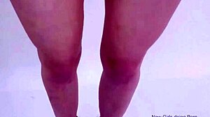 purple-haired dream gets fucked at modeling audition by daddy on sofa