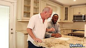 Nookies house hack contrasts big black cock with tight latina Lune Luxe in intense action.