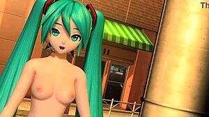 Wanna see hatsune miku in velvet arabesque project diva with full nude mod?