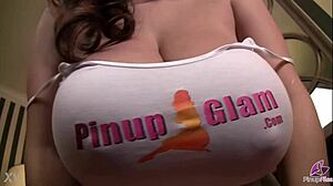 😍 busty legend september carrino shares her huge tits