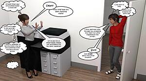 Hey, check out this office party comic where everyone mingles in chapter 02.