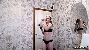 masturbating after my workout routine