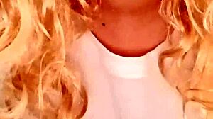 Pov Roleplay Video Call with Your Latina Virtual Girlfriend Wants Sex Blonde Dress Small Tits!