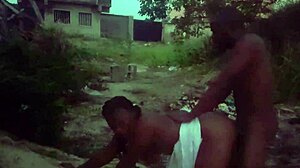 Intense outdoor night fucking unleashes raw passion under the stars with relentless thrusts.