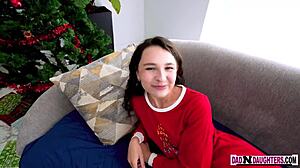 stepdaughters virgin pussy feels good for uncle and father-in-law in reality taboo sex