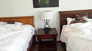 Rebel rhyder dives into an intense interracial anal gangbang with monster big black cocks stretching her asshole wide.