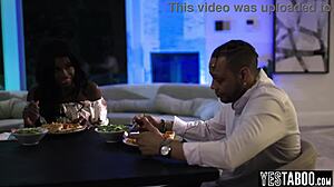 I feel so betrayed catching my cheating BBC husband but now I dominate his ebony milf desires