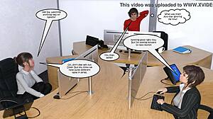 Hey, check out this office party comic where everyone mingles in chapter 02.