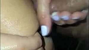 Mature milf invites me to bathroom for big tits anal toy play with squirting creampie in tight pussy.