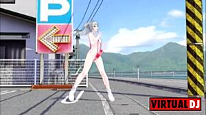 Oh man, I mixed this mmd futanari masturbation dance with dj riko's wavefile, it's so hot... wait, wavefile?