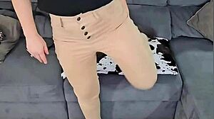 Milf Sophie Rips Clothes in Sexy Striptease