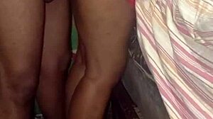 Neighbor's brunette wife gets doggystyle pounding secretly while her husband is away