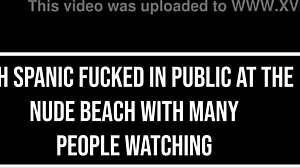 giih spanic gets super excited for public anal sex with dp and dap from monster cocks while people watch the brazilian slut in outdoor voyeur action.