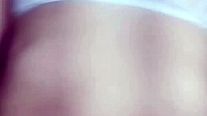 Skinny Short-Haired Brazilian Flashes Lingerie And Takes Cum From Moreno