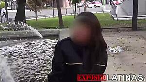 Miss police officer gives blowjob in Spanish porn!