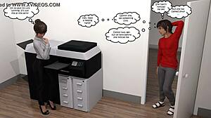 Hey, check out this office party comic where everyone mingles in chapter 02.