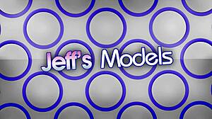 Ebony BBW Olivia Leigh fills her ass with a white cock. She takes deep anal pounding.