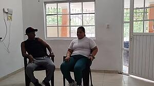 The latina gordita ended up in HARD SEX with her neighbor while her husband was WORKING, bending over for deepthroat and facial cumshot in doggystyle. It got rough with big cock pounding her chubby bbw body missionary style.