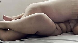 feeling the intense orgasm with mexican milf cleaning lady in missionary